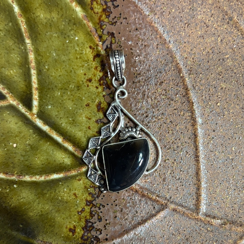Sterling Silver Smokey Quartz Pendant